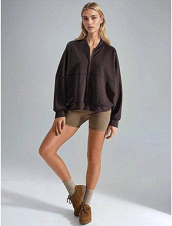 Chaqueta bomber de buceo de grosor medio con cremallera busem