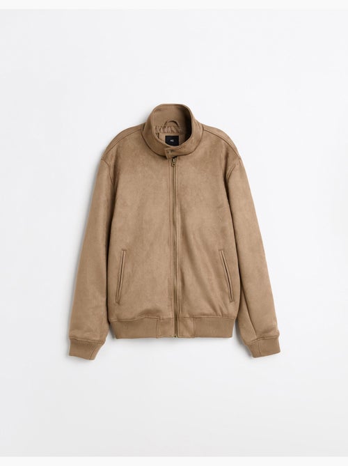 Chaqueta bomber de efecto ante, MO Fashion - Kiabi
