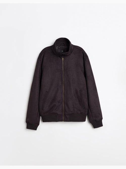 Chaqueta bomber de efecto ante, MO Fashion - Kiabi