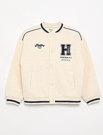 Chaqueta bomber de forro polar