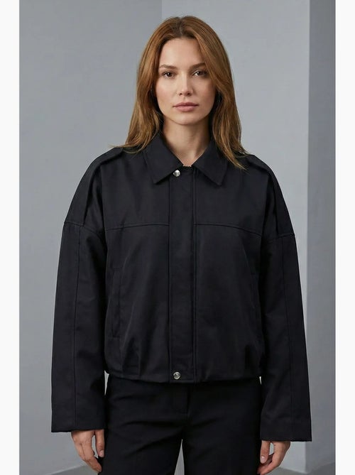 Chaqueta bomber de gabardina con cierre de cremallera bdart - Kiabi