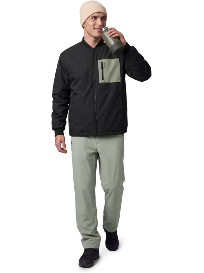 Chaqueta bomber insulada montaña hombre hombre sarek Negro - Kiabi