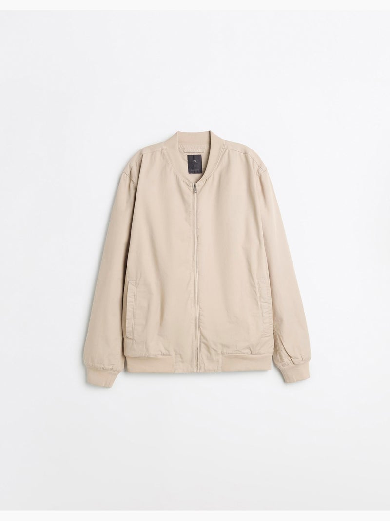 Chaqueta bomber, MO Fashion Beige - Kiabi
