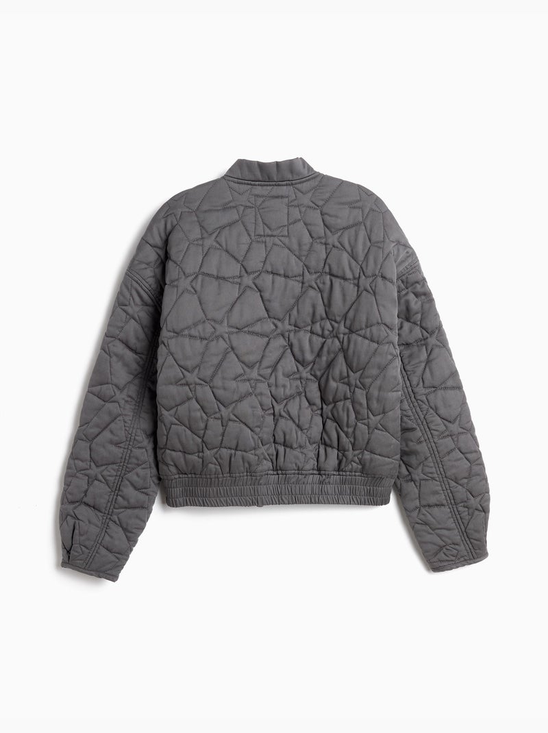 Chaqueta bomber, mo fashion Gris - Kiabi