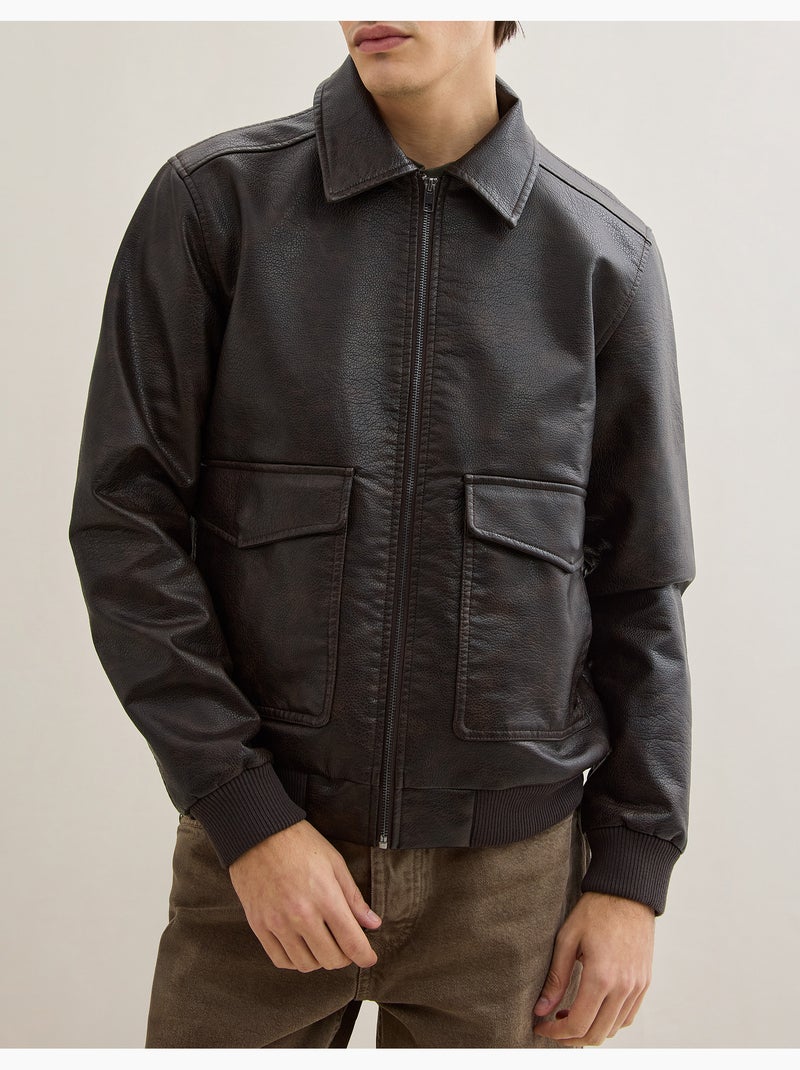 Chaqueta bomber, MO Fashion Marrón - Kiabi
