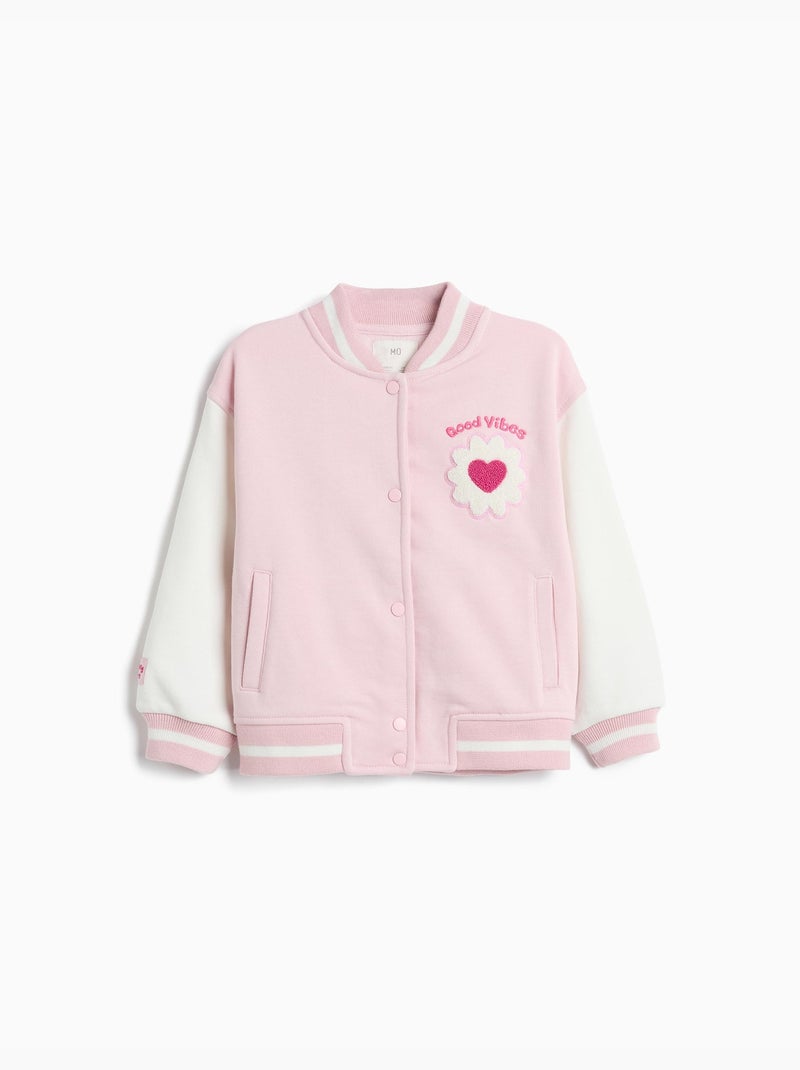 Chaqueta bomber, mo fashion Rosa - Kiabi