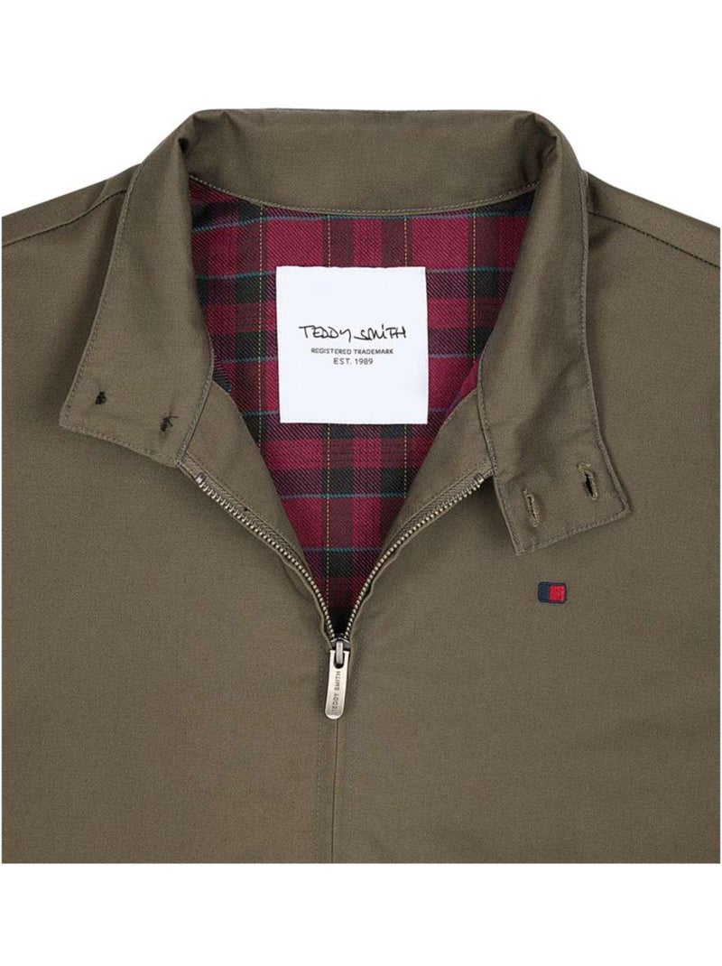 Chaqueta Bomber para Hombre Teddy Smith Verde caqui claro - Kiabi