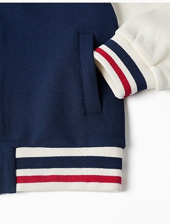 Chaqueta bomber perchada con estampado Spider-Man