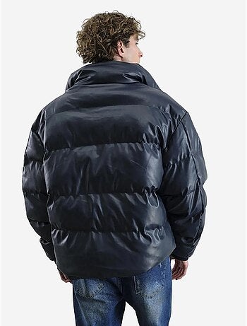 Chaqueta bomber texturizada con cierre de cremallera giesto