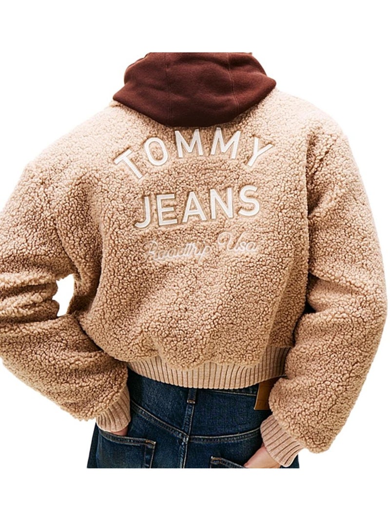 Chaqueta Bomber Tommy Hilfiger para Mujer Beige - Kiabi