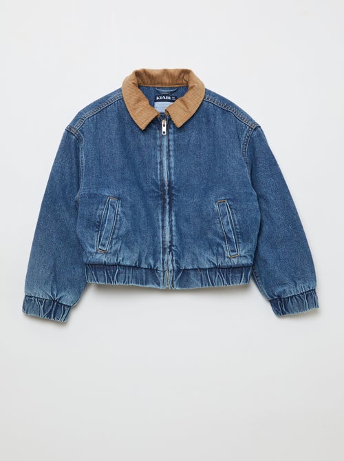 Chaqueta bomber vaquera - Kiabi