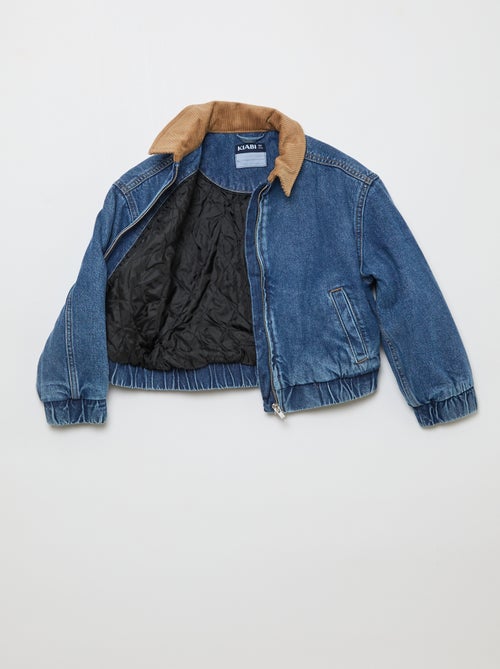 Chaqueta bomber vaquera - Kiabi