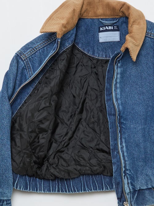 Chaqueta bomber vaquera - Kiabi