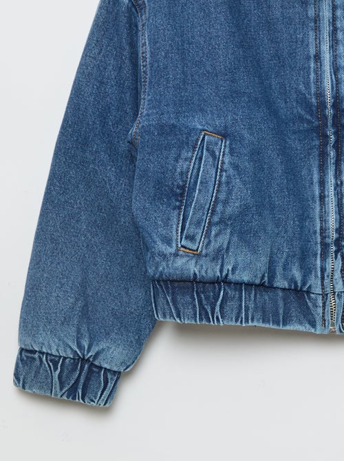 Chaqueta bomber vaquera - Kiabi