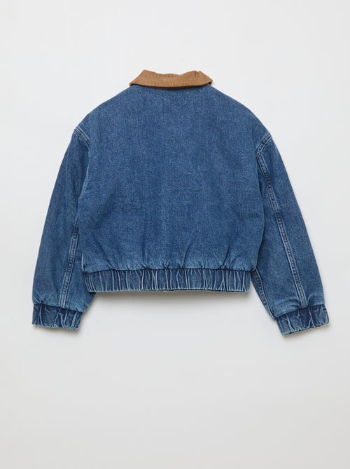 Chaqueta bomber vaquera - Kiabi
