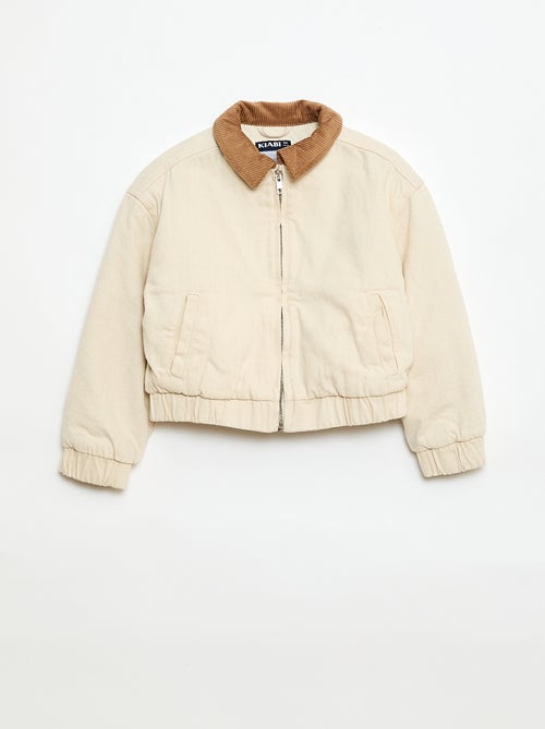 Chaqueta bomber vaquera - Kiabi