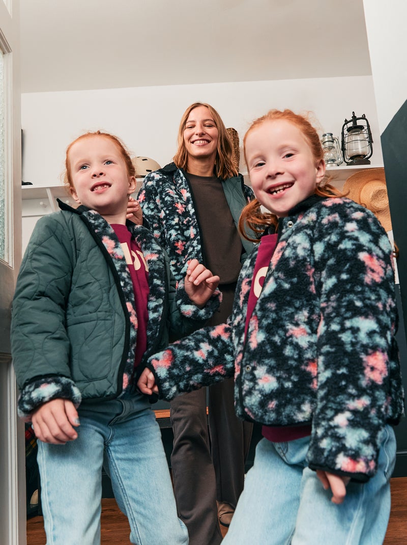 Chaqueta cálida estilo workwear reversible Kaki - Kiabi