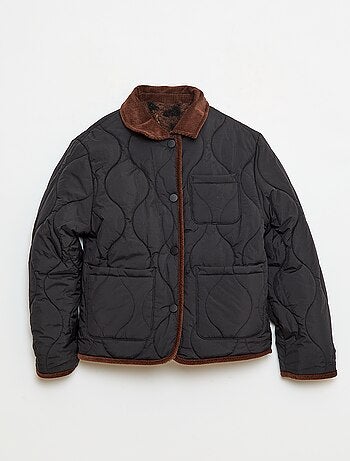 Chaqueta cálida estilo workwear reversible