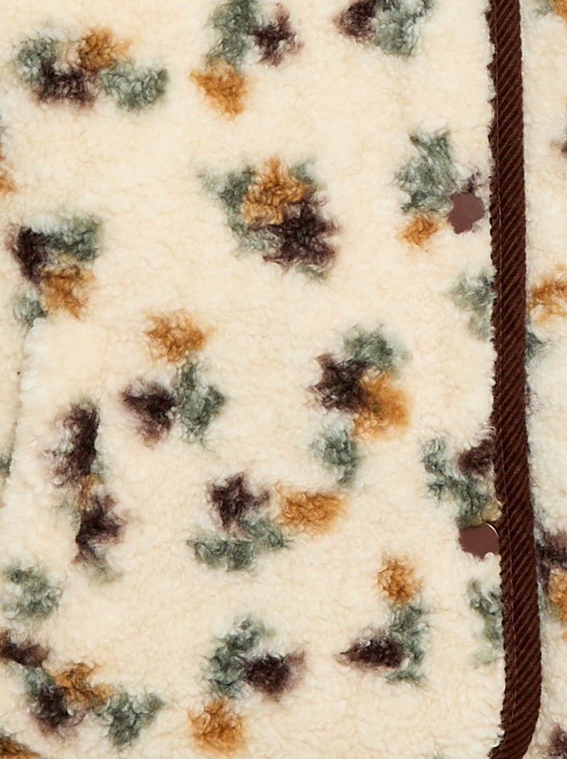 Chaqueta cálida estilo workwear reversible Rojo - Kiabi