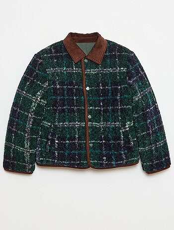 Chaqueta cálida estilo workwear reversible