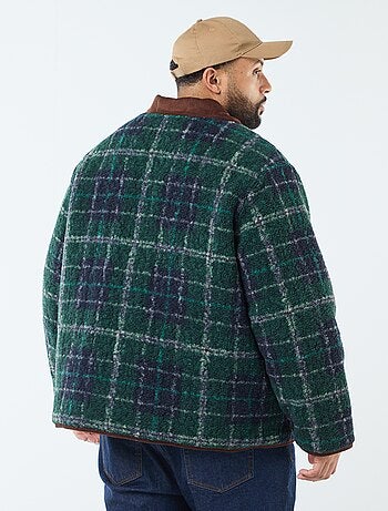 Chaqueta cálida reversible con terciopelo