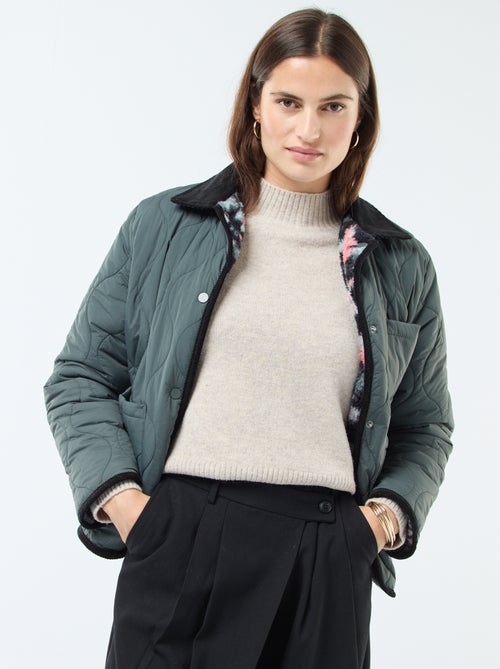 Chaqueta cálida reversible - Kiabi