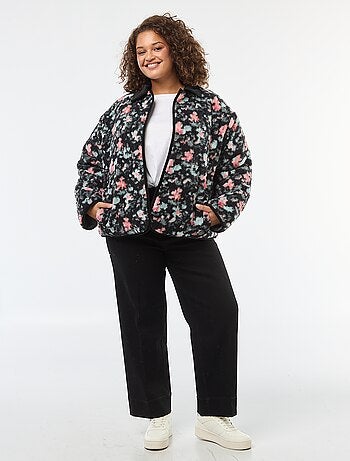 Chaqueta cálida workwear reversible con cierre a presión