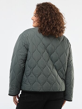 Chaqueta cálida workwear reversible con cierre a presión