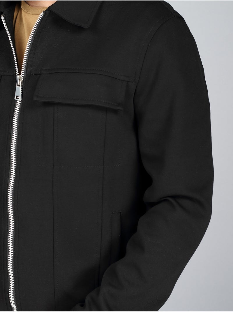 Chaqueta con bolsillos - Frilivin Negro Negro - Kiabi