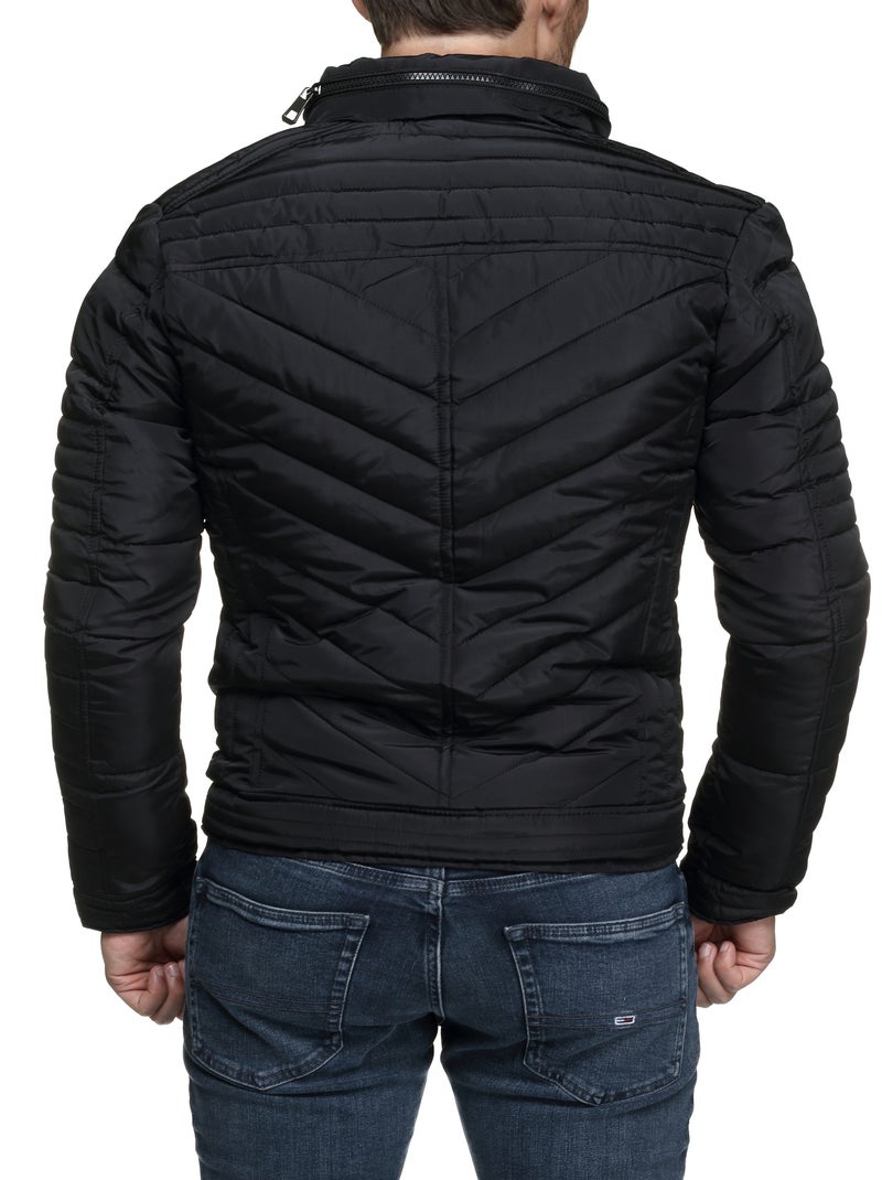 Chaqueta con bolsillos - Mentex Negro - Kiabi