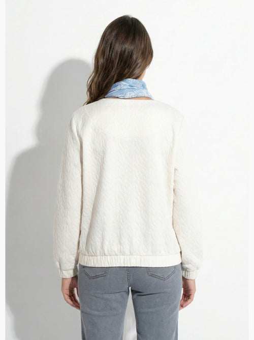 Chaqueta con botones a presión y efecto acolchado - Afibel - Kiabi