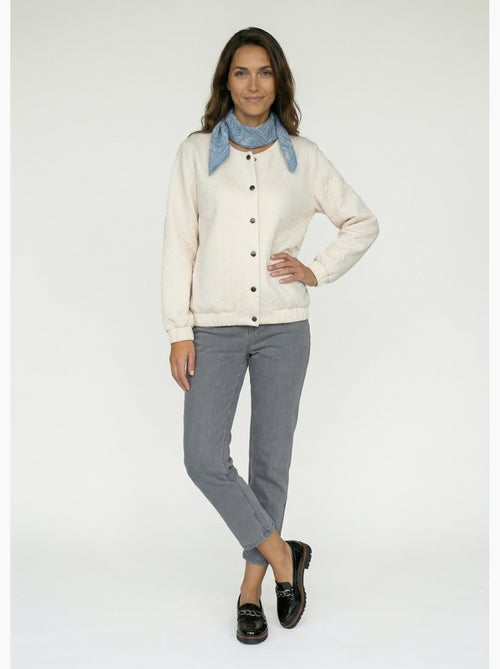 Chaqueta con botones a presión y efecto acolchado - Afibel - Kiabi