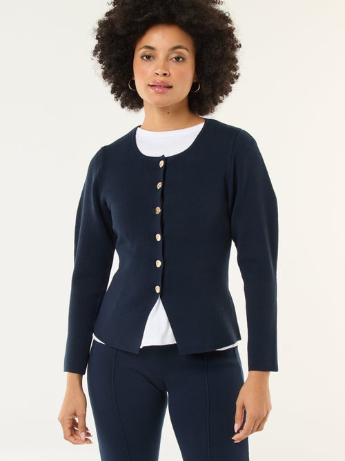 Chaqueta con botones dorados - Kiabi