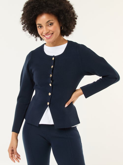 Chaqueta con botones dorados - Kiabi