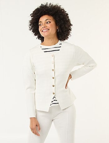 Chaqueta con botones dorados