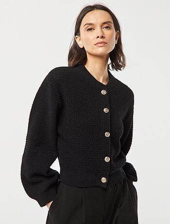 Chaqueta con botones dorados de fantasía
