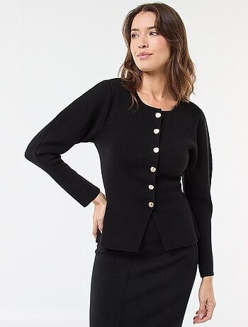 Chaqueta con botones dorados