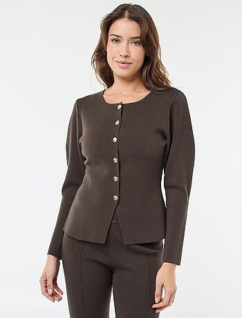 Chaqueta con botones dorados