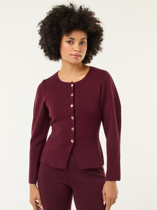 Chaqueta con botones dorados - Kiabi