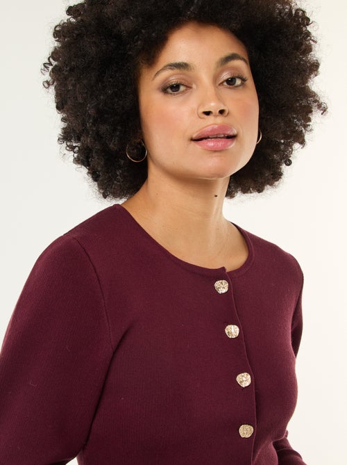 Chaqueta con botones dorados - Kiabi