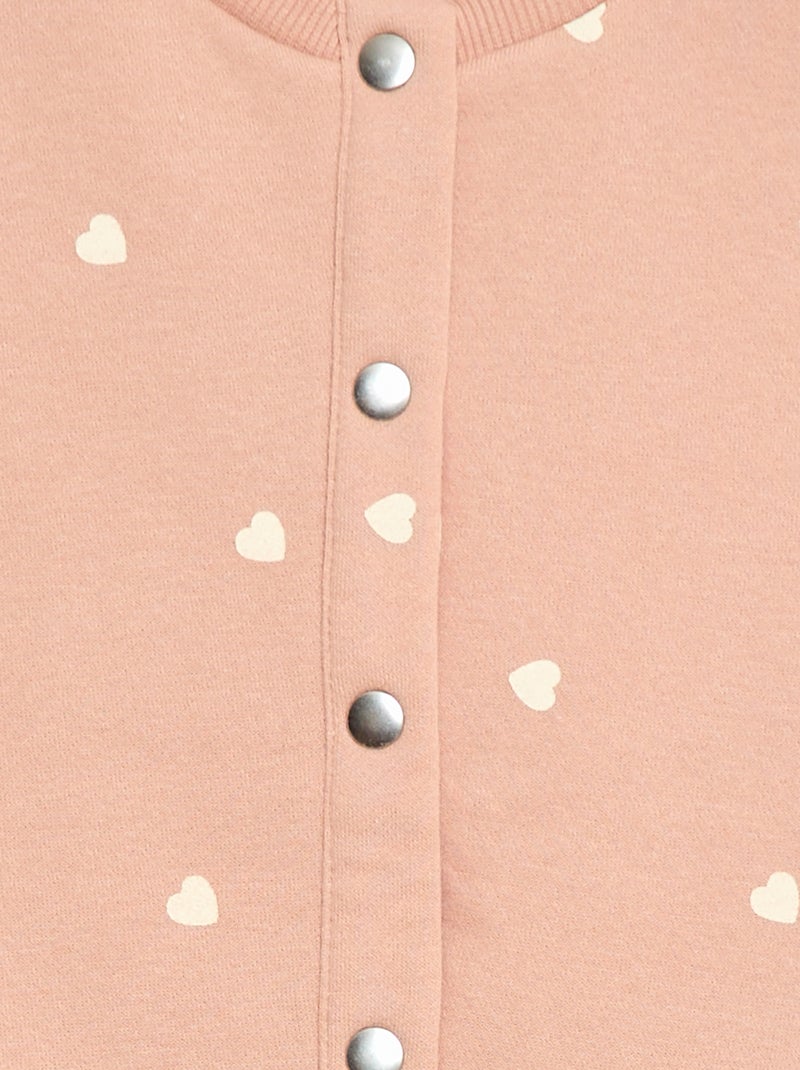 Chaqueta con botones magnéticos Rosa - Kiabi