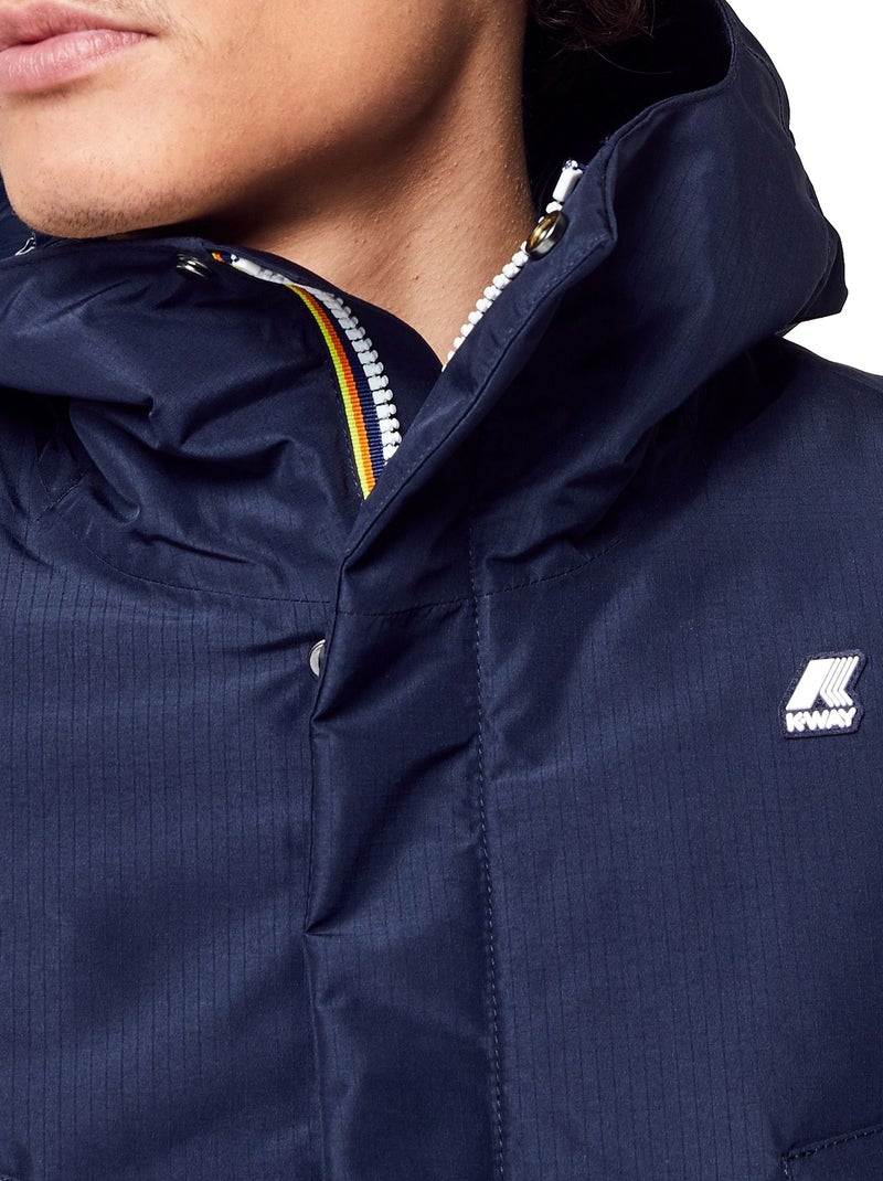 Chaqueta con capucha - K-Way Azul oscuro - Kiabi