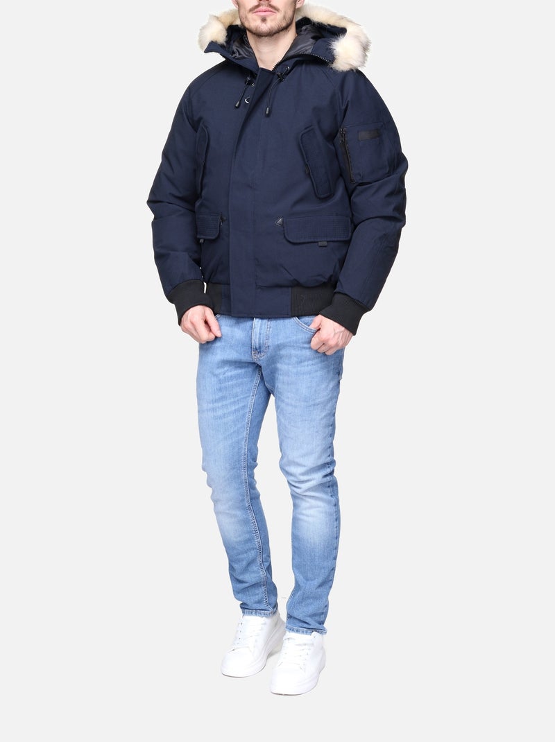 Chaqueta con capucha - paragoose Azul oscuro - Kiabi
