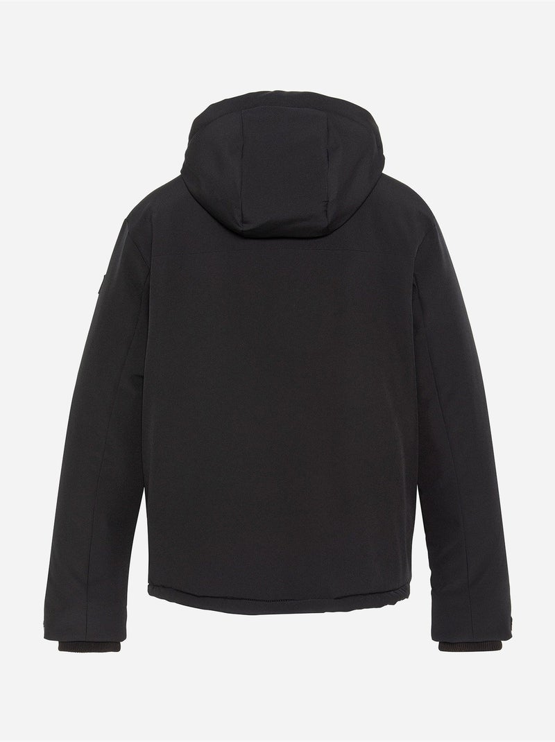 Chaqueta con capucha - schott Negro - Kiabi