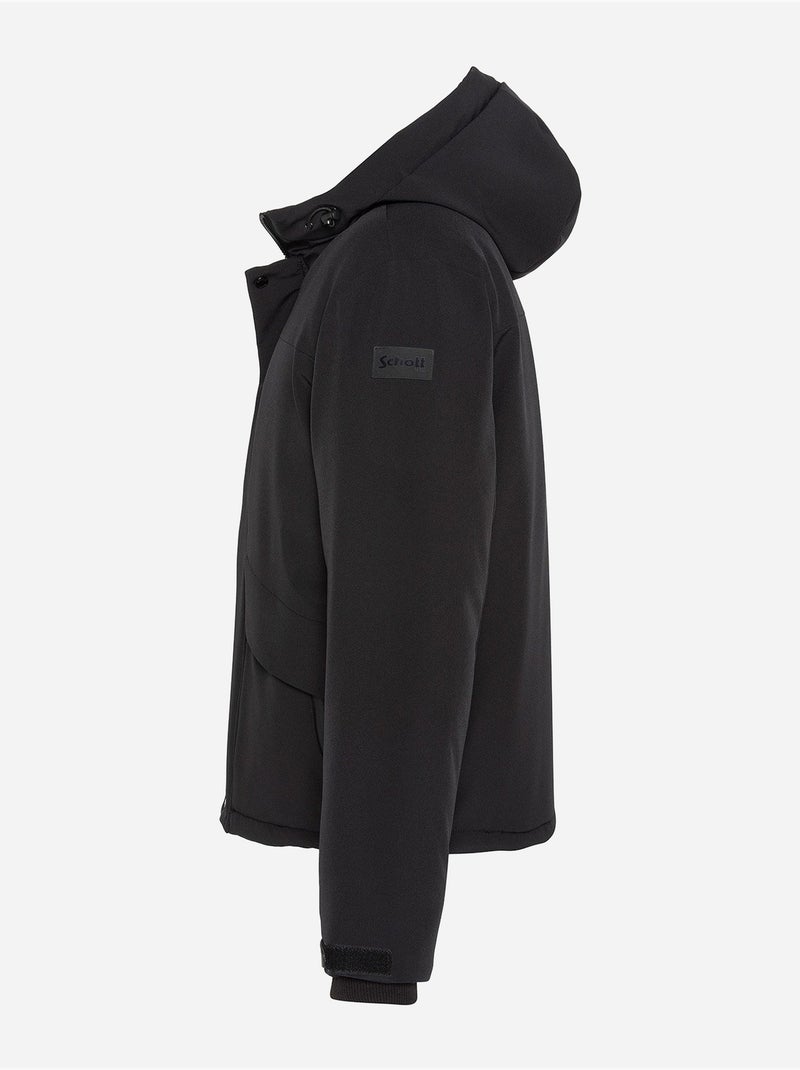 Chaqueta con capucha - schott Negro - Kiabi