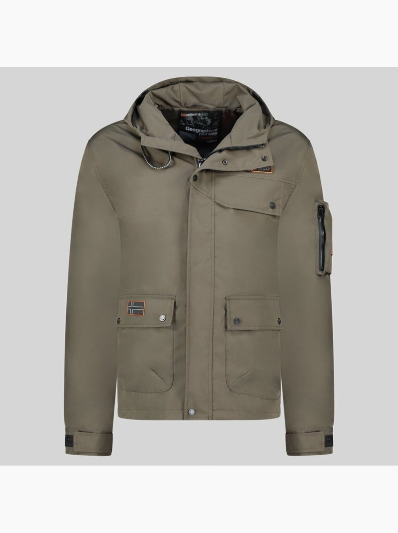 Chaqueta con capucha bakirou – geographical norway Caqui - Kiabi