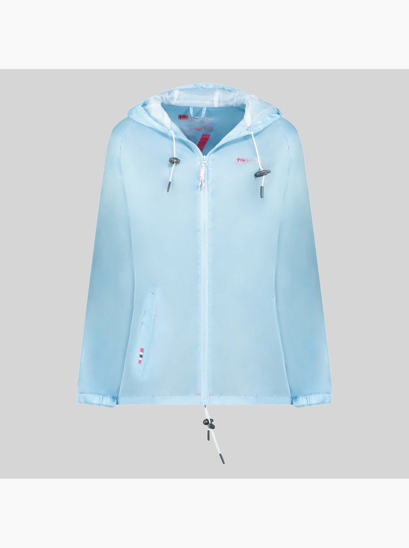 Chaqueta con capucha boat – geographical norway Azul cielo - Kiabi