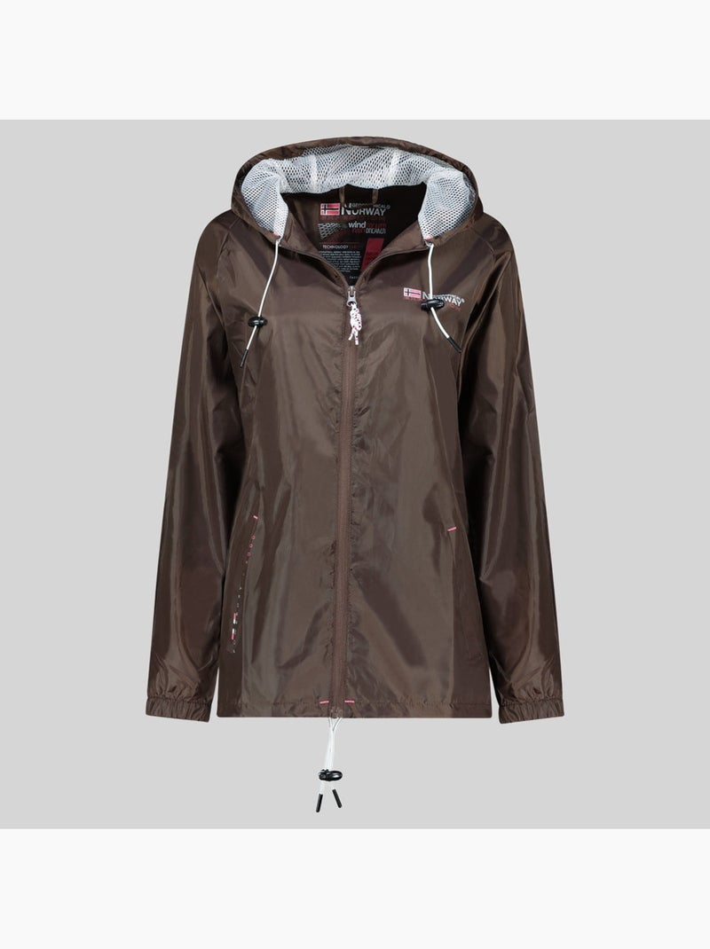 Chaqueta con capucha boat – geographical norway Marrón - Kiabi