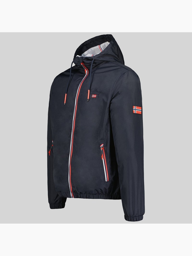 Chaqueta con capucha bolby – geographical norway Azul marino - Kiabi