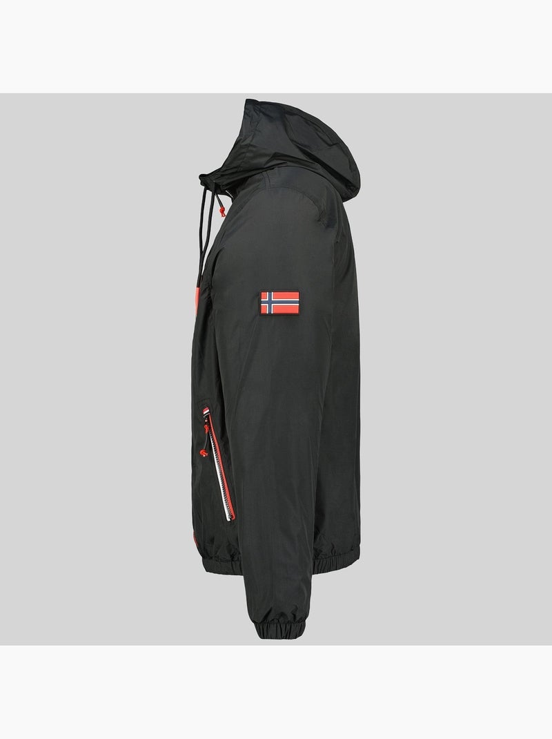 Chaqueta con capucha bolby – geographical norway Negro - Kiabi
